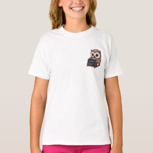 Smart uggla matematik professor barn t shirt