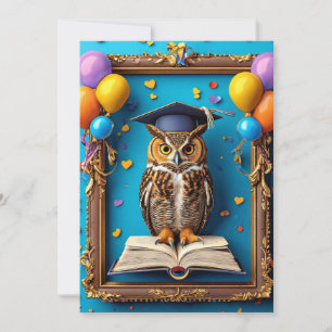 🦉 Smart Ugglas Examen För Studentfirande 🦉 Inbjudningar