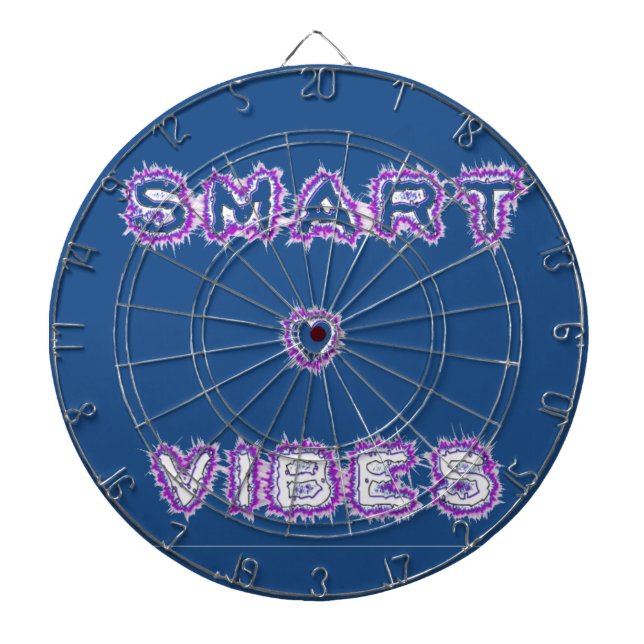 Smart Vibes Text Art-design för citattecken Darttavla (Framsidan)