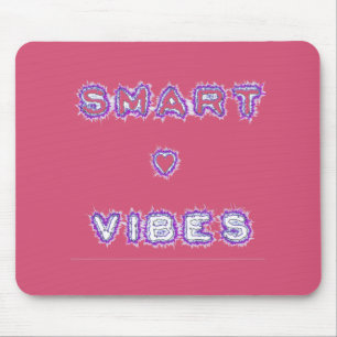 Smart Vibes Text Art-design för citattecken Musmatta