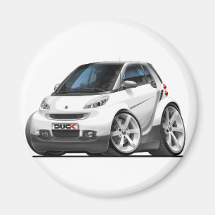 Smart vitbil magnet