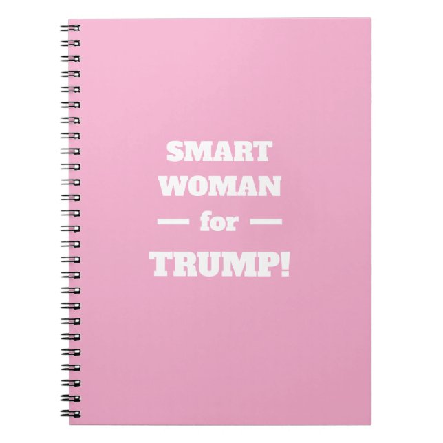 Smart woman for Trump Anteckningsbok (Framsidan)