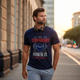 Smärta är temporär energi är för stor Motiverand T Shirt