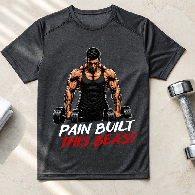 Smärta Byggde Denna Bästsport T-Shirt – Vild Träni (Skapare uppladdad)