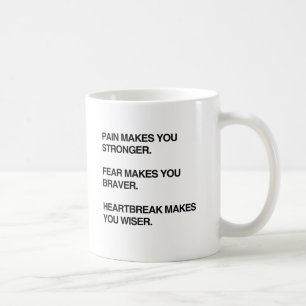 SMÄRTA GÖR DIG STARKARE.png Kaffemugg