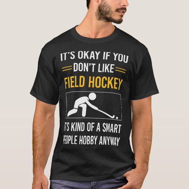 Smarta Människor Landhockey T Shirt (Framsida)
