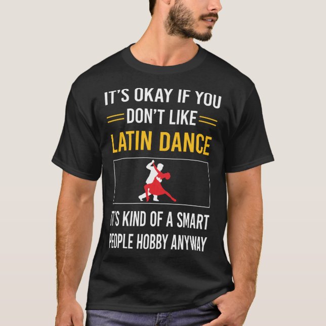 Smarta människor Latindans T Shirt (Framsida)