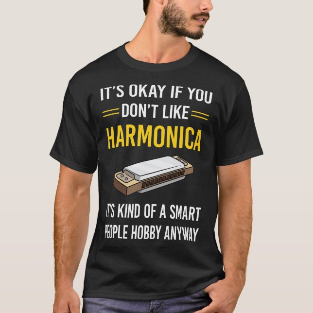 Smarta människor Munspel Munorgel T Shirt (Framsida)