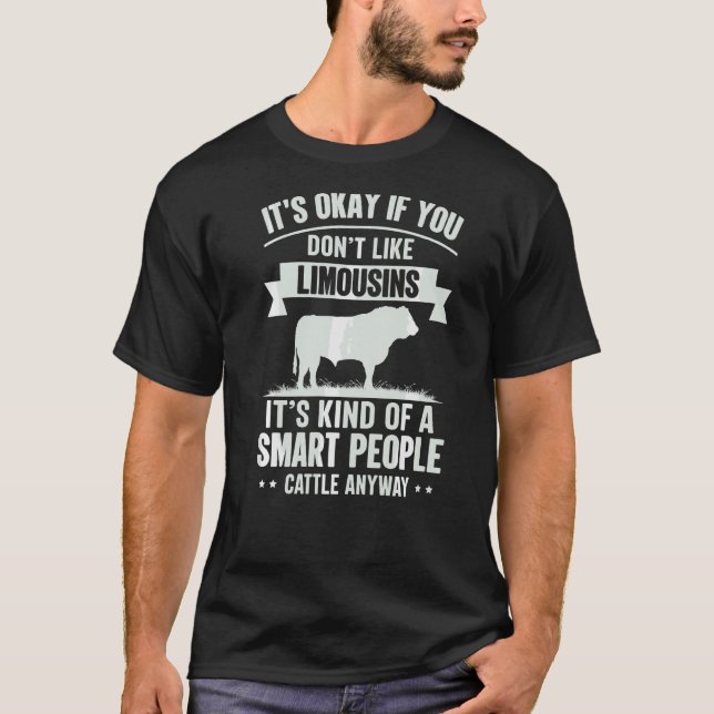 Smarta Människor Nötkreatursuppfödare  Koras Limou T Shirt (Framsida)