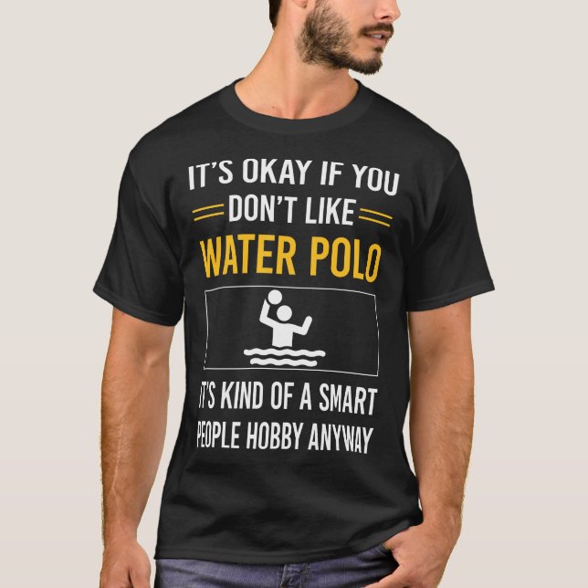 Smarta Människor Vattenpolo T Shirt (Framsida)
