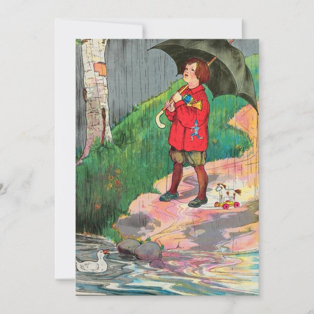 Smärta, regn, gå härifrån, Kom en dag till Inbjudningar (Framsida)