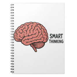 Smarta tankar om hjärnans kraft anteckningsbok