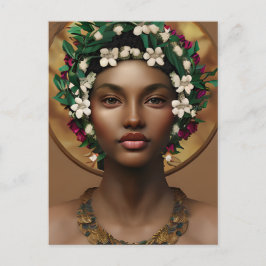 Smärta till makt | Afroamerikansk drottning Vykort