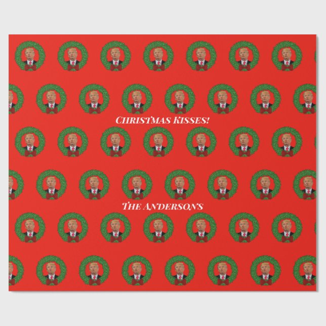 Smärta Trump Pucker och God jul Presentpapper (Platt)