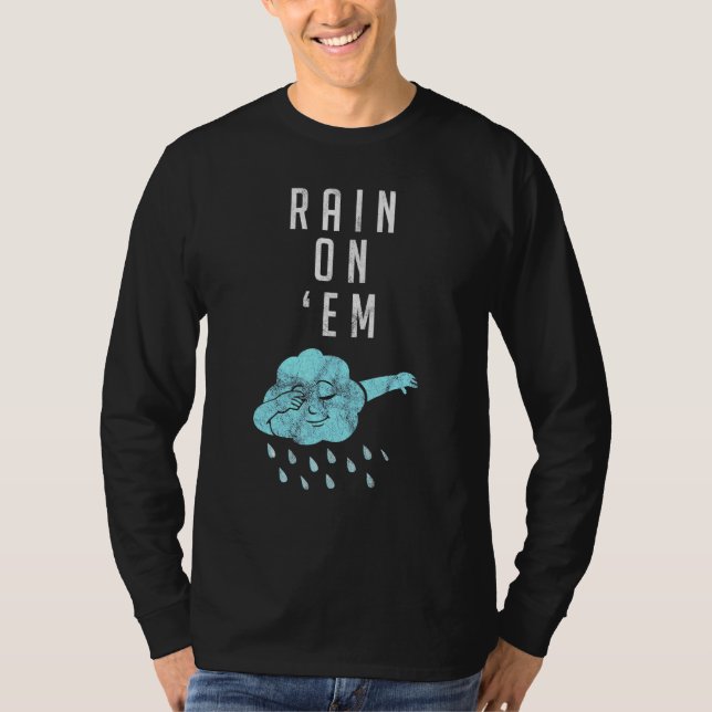 Smärta vid EMM- meteorologi för Weatherman Reporte T Shirt (Framsida)