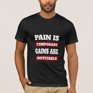 Smärtan är en tillfällig vind som är oundviklig - t shirt