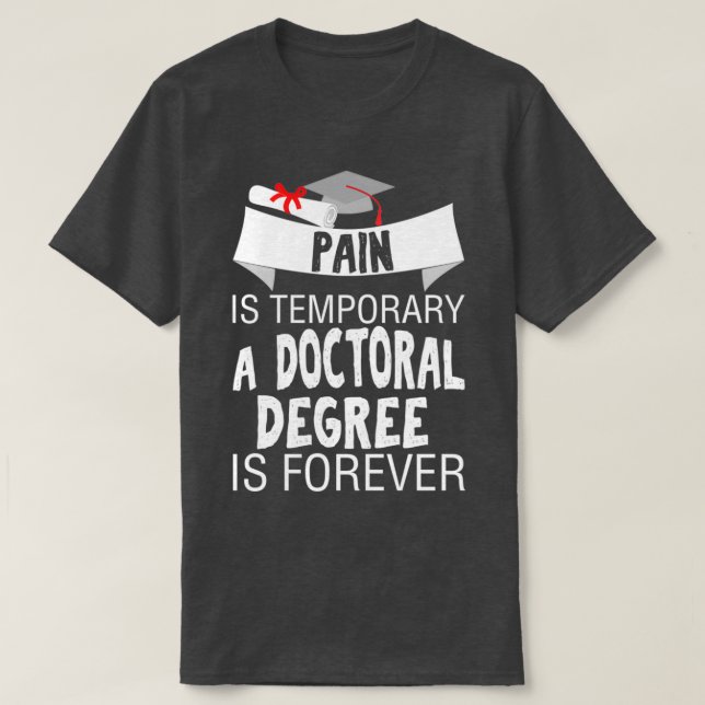 Smärtan är temporär i Doktor 1 T Shirt (Design framsida)