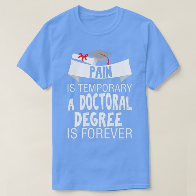 Smärtan är temporär i Doktor T Shirt (Design framsida)