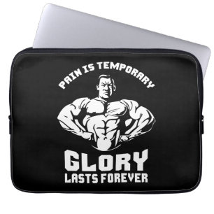 Smärtan är tillfällig, gloriskt är för evigt - bos laptop sleeve
