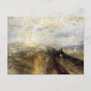 Smärtånga och hastighet med JMW-Turner Vykort