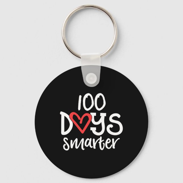 Smartare 100-dagarsdag för skollärare nyckelring (Framsida)