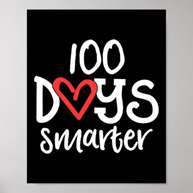 Smartare 100-dagarsdag för skollärare poster (Framsidan)