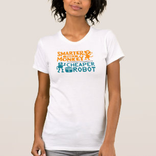 Smartare än en apa, billigare än en robotskjorta t shirt
