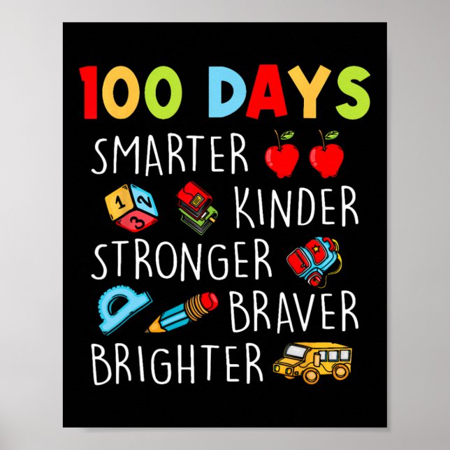 Smartare barn starkare ljusare 100 dagar i skolan poster (Framsidan)