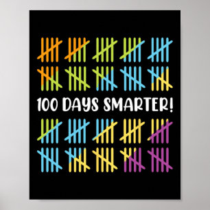 Smartare Firande 100 skoldagar Poster