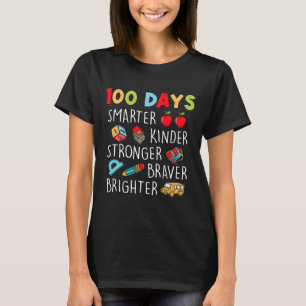 Smartare Kinder-förstärkare 100 dagar med skolor T Shirt