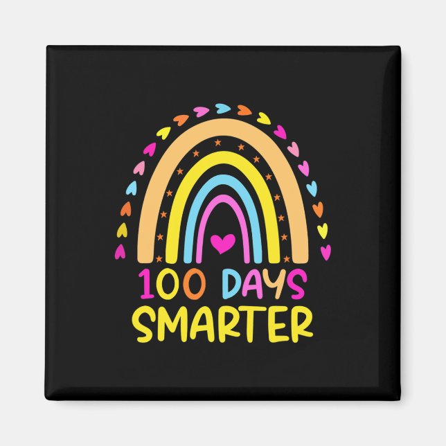 Smartare lärardag 100 dagar för regnbåge i skolan magnet (Framsidan)