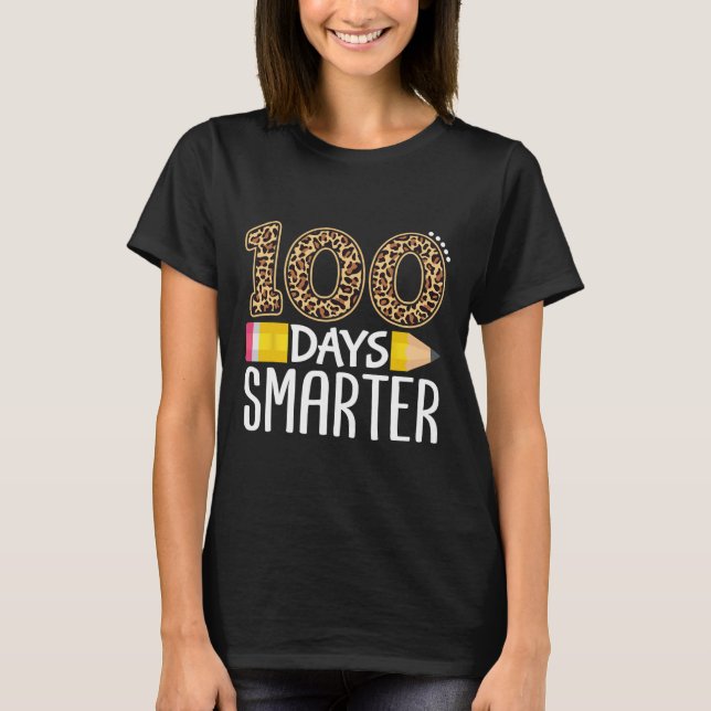 Smartare lärare eller suden 100-timmarsdag i skola t shirt (Framsida)