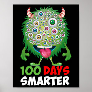 Smartare Lycklig 100-dagarsdag i skolans Roligt Poster