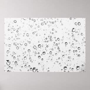 Smärtdroppar regniga droppar av blöt poster