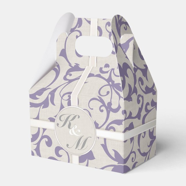 SmartElegance Lavender Bröllop-samling Presentaskar (Framsidan Sidan)