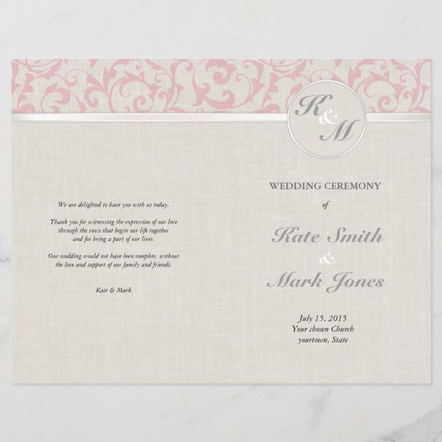 SmartElegance Rosa Bröllop-samling (Framsida)