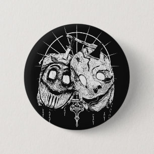 Smärtemask Occult Streetwear Knapp
