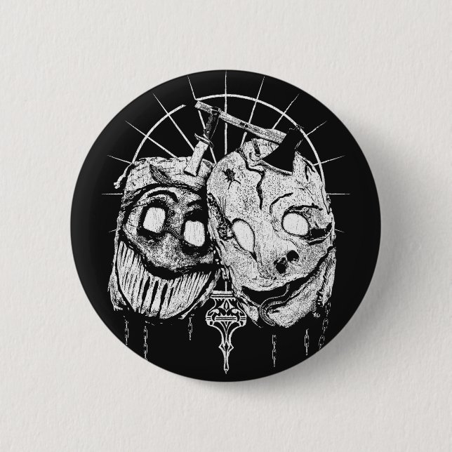 Smärtemask Occult Streetwear Knapp (Framsida)