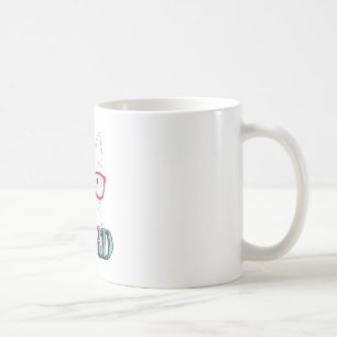 Smartest Boston Terrier Black and White Cute Puppy Kaffemugg