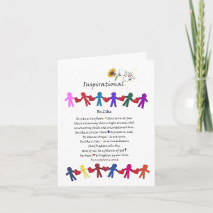 Smartkort för inspirationsgivande Dikt Kort