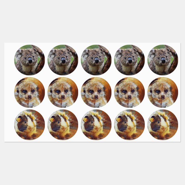 Smartmix Animals 1220 Klistermärke (Ark)