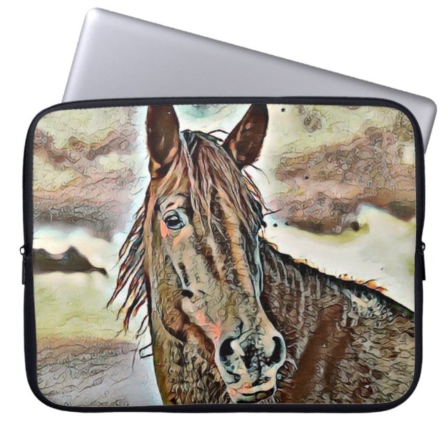 smartmix-djur-häst 2 laptop fodral (Framsidan)