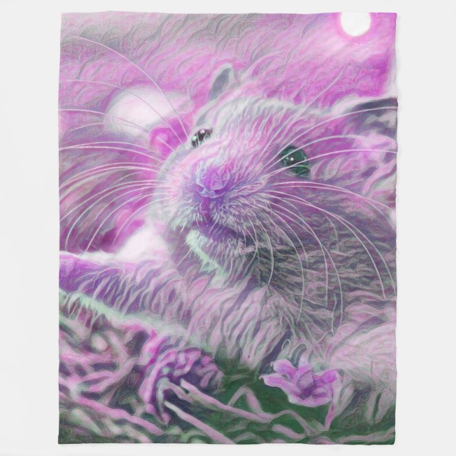 smartmix djurhamster fleecefilt (Framsidan)