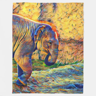 smartmix, elefant baby fleecefilt