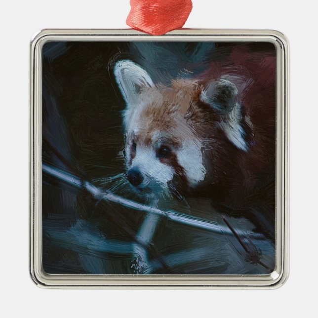 SmartMix Red Panda 1220 Julgransprydnad Metall (Framsidan)