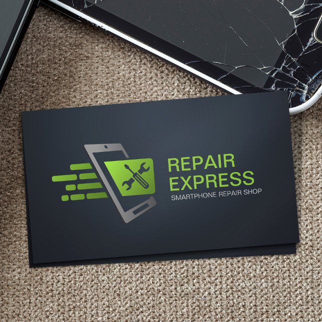 Smartphone Express Reparation Visitkort (Skapare uppladdad)