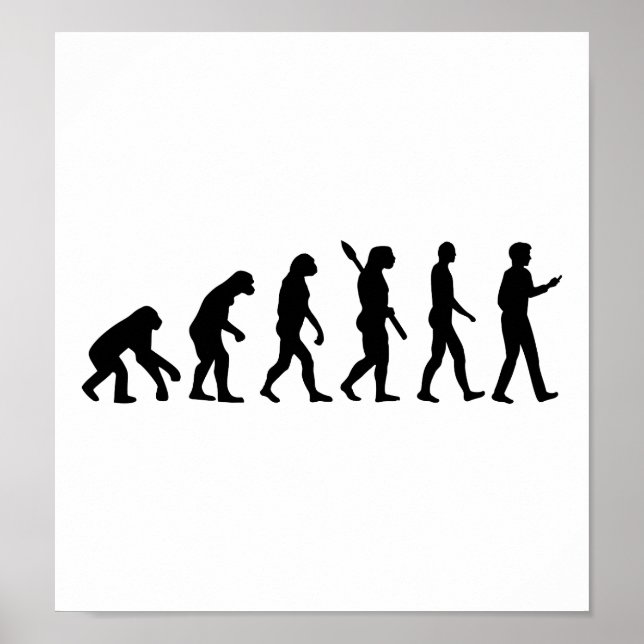 Smartphone för evolution Cell Poster (Framsidan)
