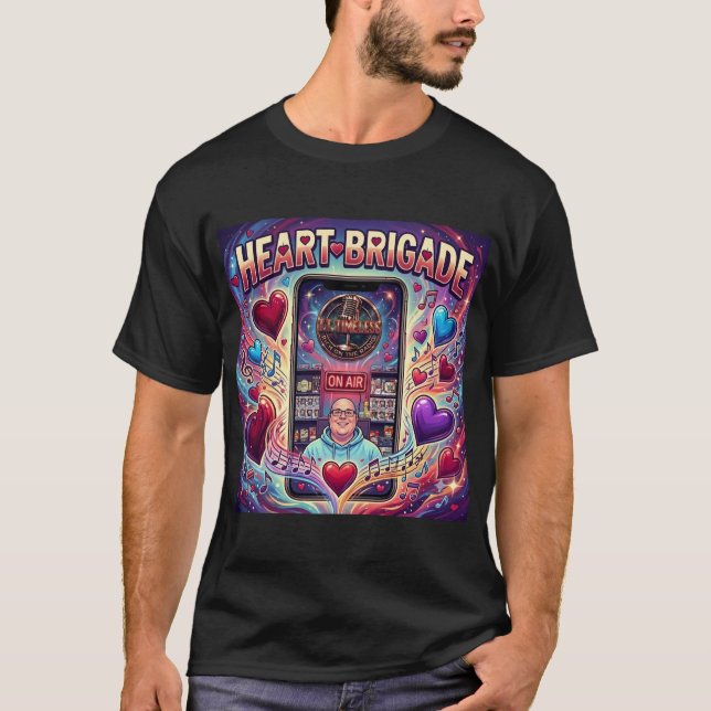 Smartphone Heart Brigade T-shirt (Framsida)