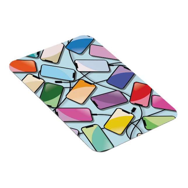 Smartphone med en nos magnet (Högersidan)