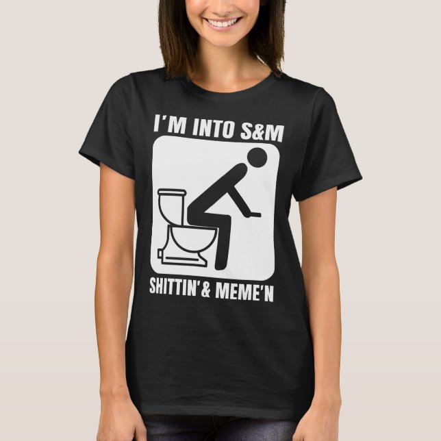 Smartphone Meme Outfit Sarcastic Memes Mobile Joke T Shirt (Framsida)